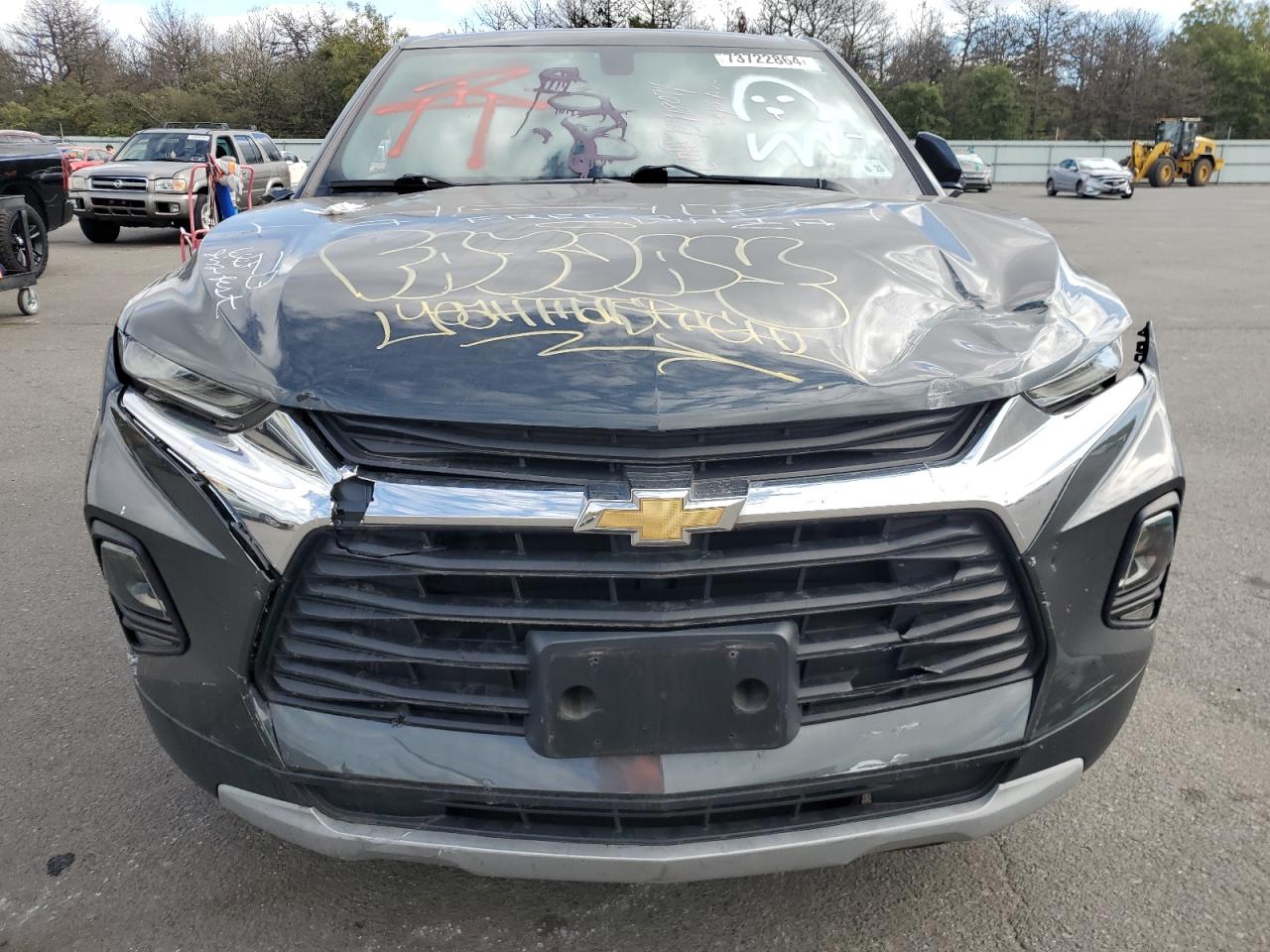 2020 Chevrolet Blazer VIN 3GNKBHRS0LS642714 Copart auction photo, all over / vandalism damage thumbnail 5