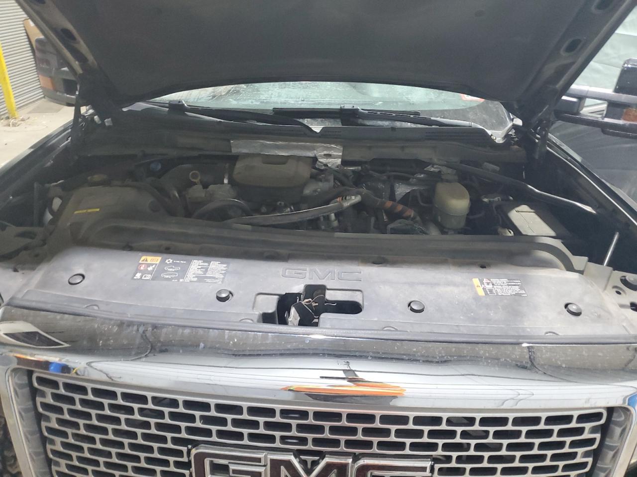 2016 GMC Sierra VIN 1GT12UE87GF124987 Copart auction photo, front end / side damage thumbnail 13