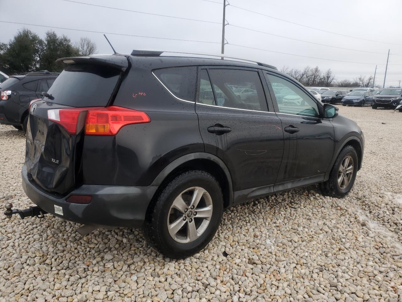 2015 Toyota RAV 4 VIN 2T3WFREV3FW156216 Copart auction photo, rear end / front end damage thumbnail 3