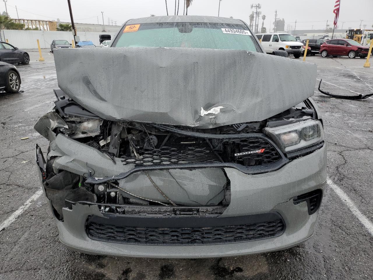 2021 Dodge Durango VIN 1C4RDHDG4MC520126 Copart auction photo, front end / minor dent/scratches damage thumbnail 5