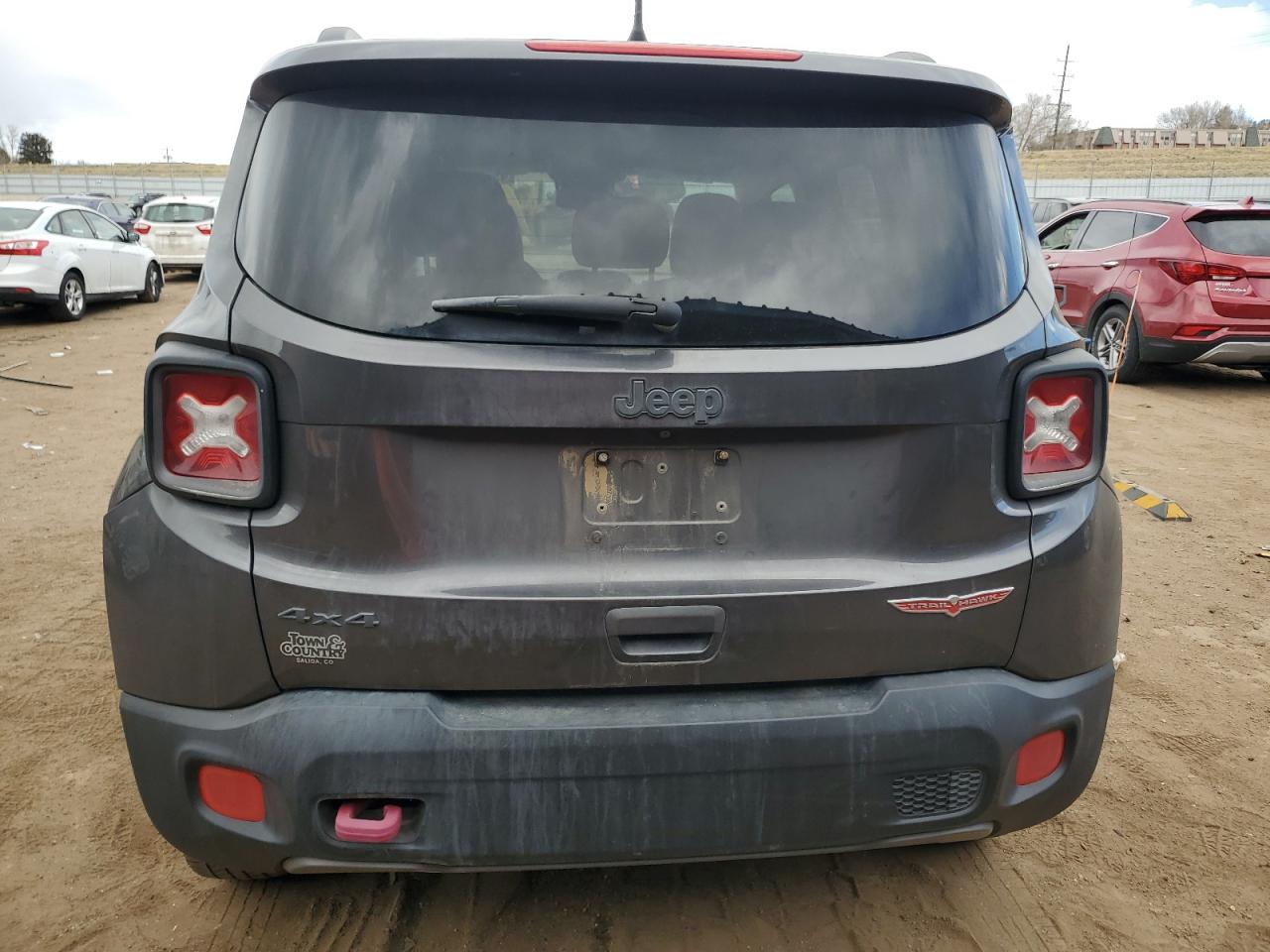 2018 Jeep Renegade VIN ZACCJBCB8JPH86421 Copart auction photo, front end damage thumbnail 6