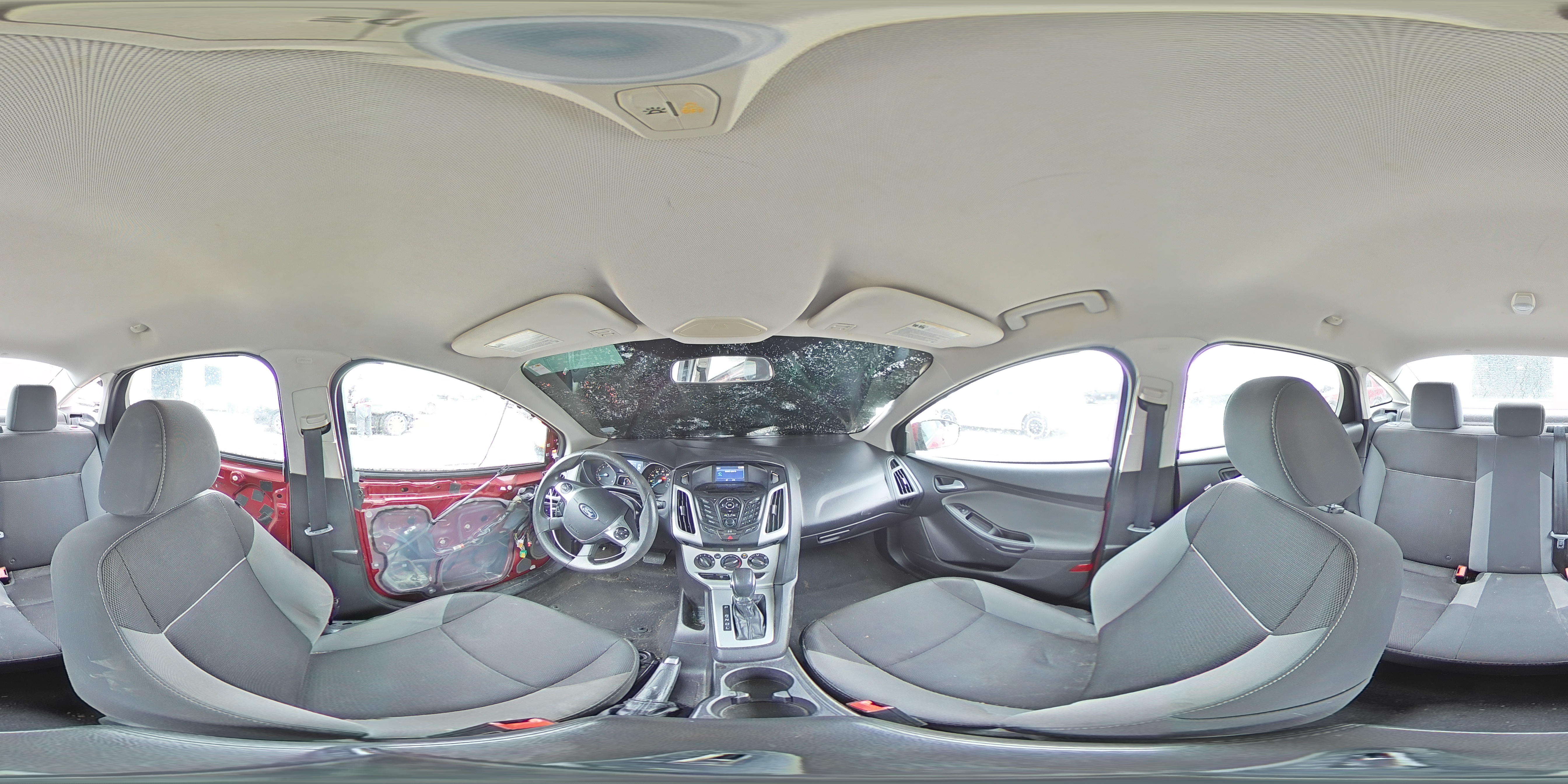 2014 Ford Focus VIN 1FADP3F25EL379547 Copart auction photo, all over damage thumbnail 13