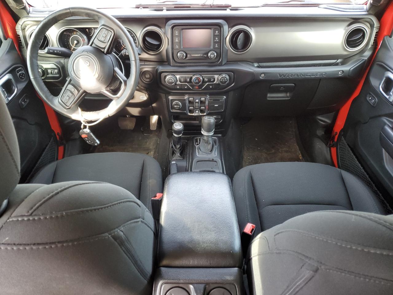 2019 Jeep Wrangler VIN 1C4HJXDG4KW573404 Copart auction photo, undercarriage / front end damage thumbnail 8
