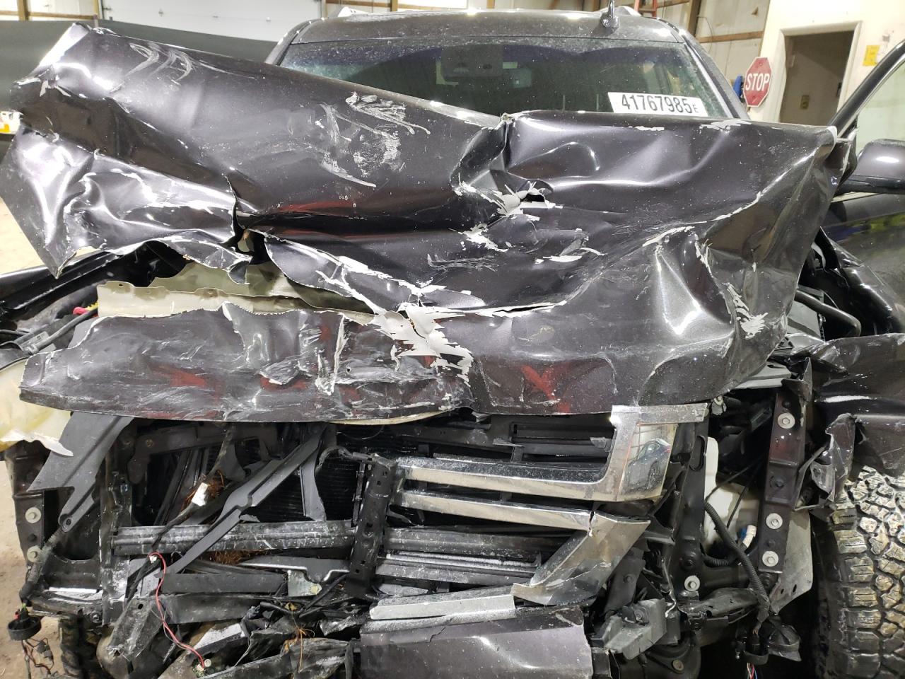 2018 Chevrolet Suburban VIN 1GNSKHKC2JR176674 Copart auction photo, front end / undercarriage damage thumbnail 12