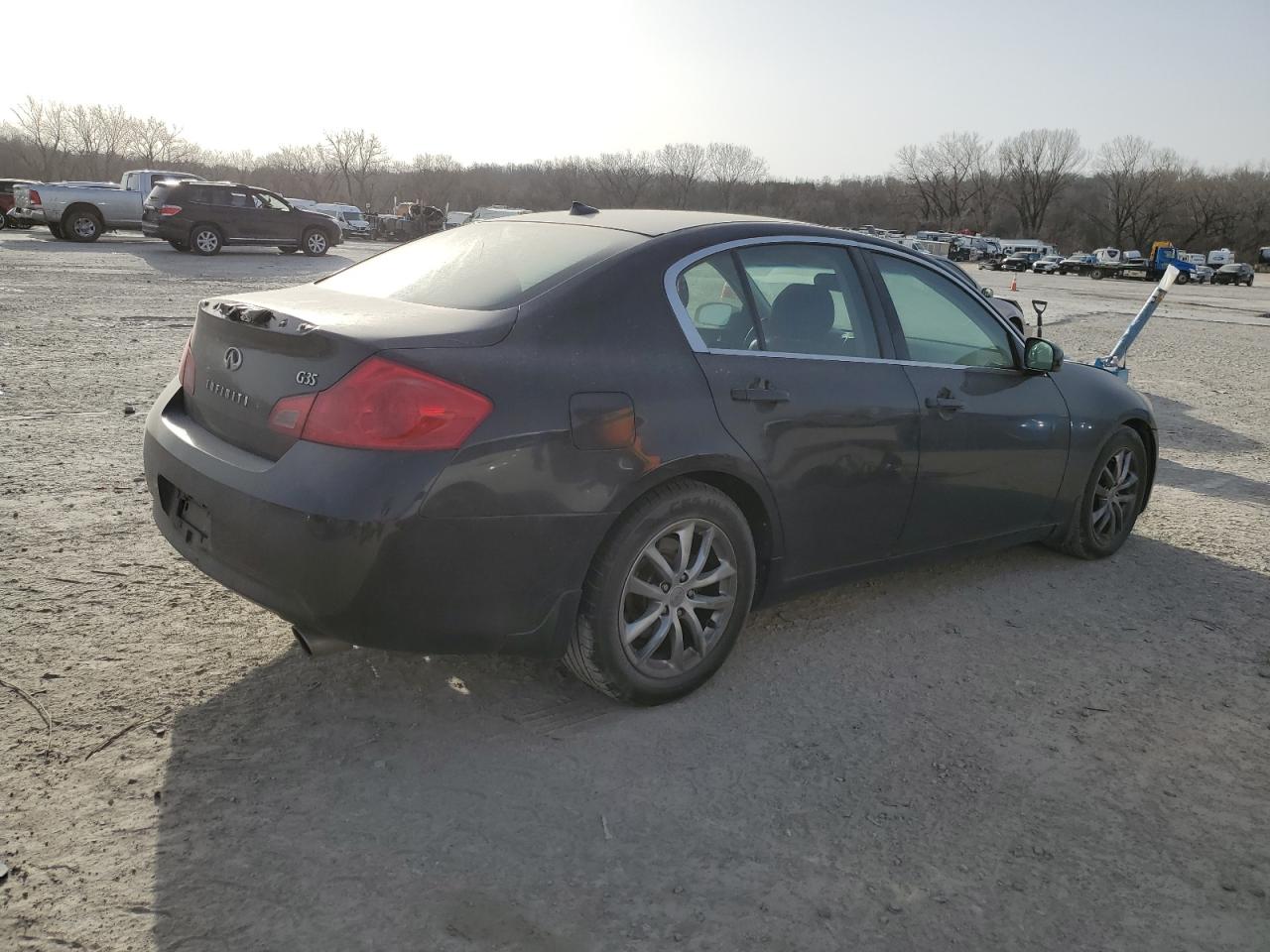 2007 Infiniti G VIN JNKBV61EX7M724058 Copart auction photo, front end damage thumbnail 3