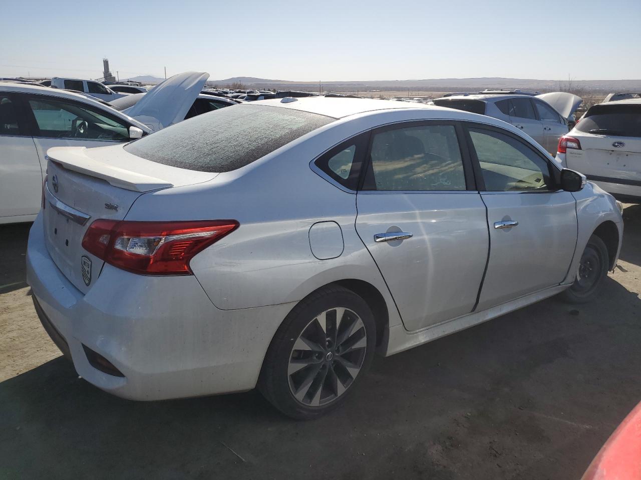 2018 Nissan Sentra VIN 3N1AB7AP1JY219448 Copart auction photo, front end / side damage thumbnail 3