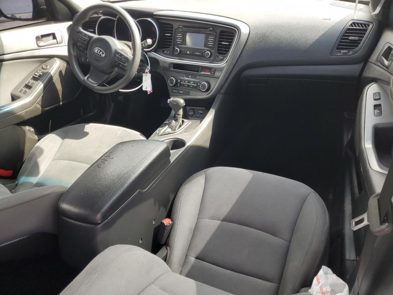 2015 KIA Optima VIN 5XXGM4A78FG516944 Copart auction photo, side / front end damage thumbnail 8