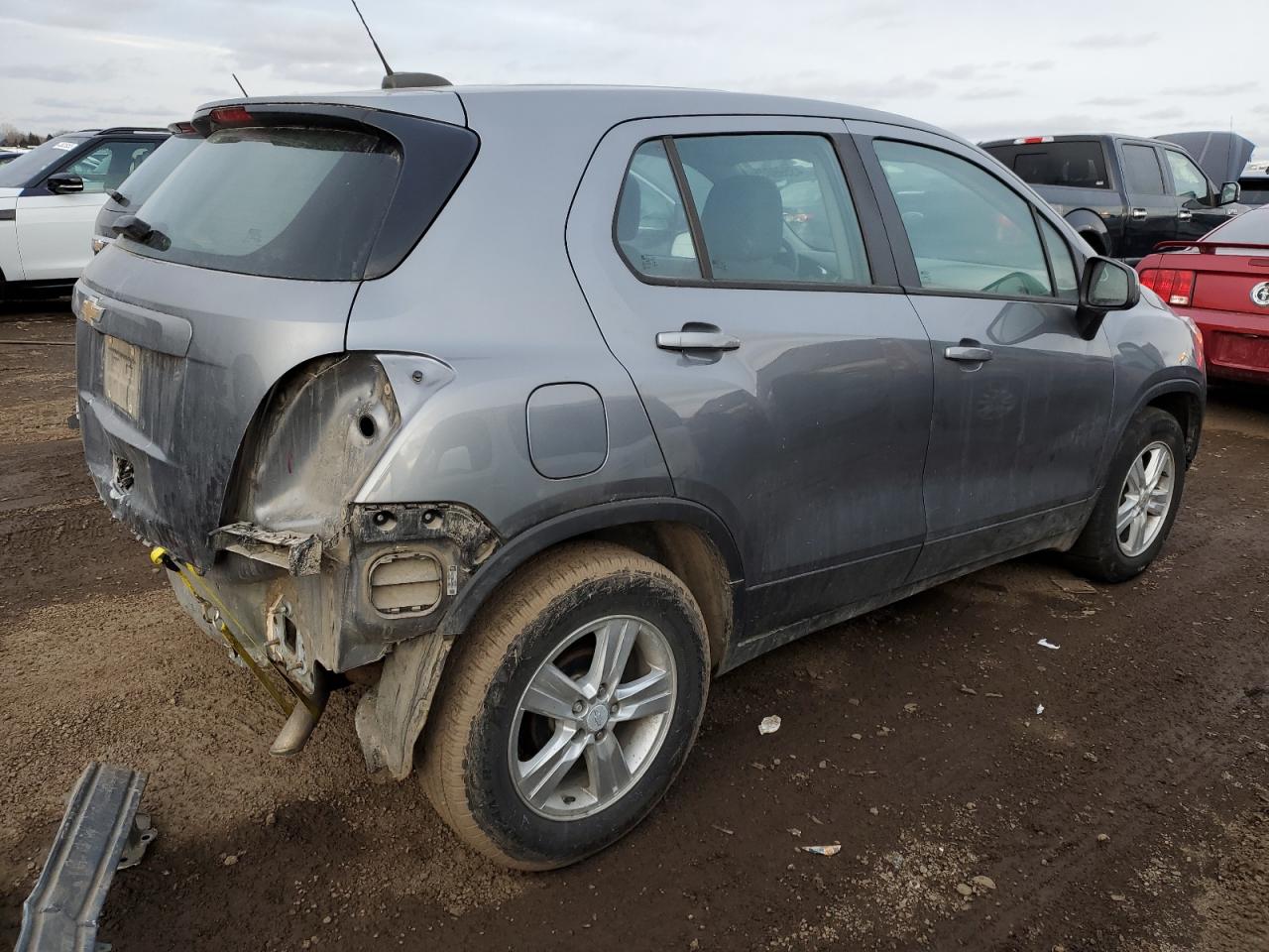 2020 Chevrolet Trax VIN 3GNCJKSB9LL298891 Copart auction photo, rear end / front end damage thumbnail 3
