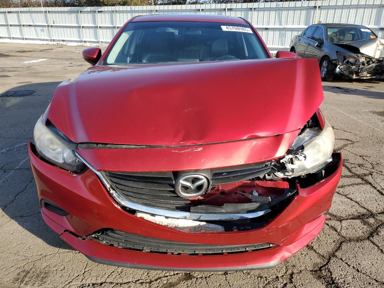 2016 Mazda 6 VIN JM1GJ1V57G1432689 Copart auction photo, front end damage thumbnail 5