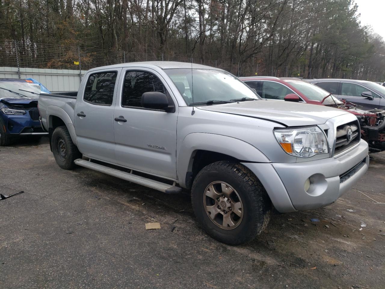 2007 Toyota Tacoma VIN 5TEMU52N27Z367018 Copart auction photo, side damage thumbnail 4