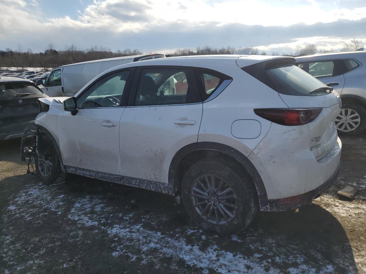 2020 Mazda CX-5 VIN JM3KFBBM7L0822518 Copart auction photo, front end / side damage thumbnail 2