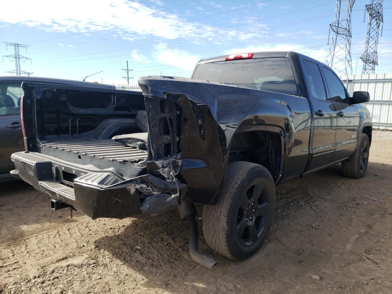 2018 GMC Sierra VIN 1GTV2MEC8JZ375867 Copart auction photo, rear end damage thumbnail 3