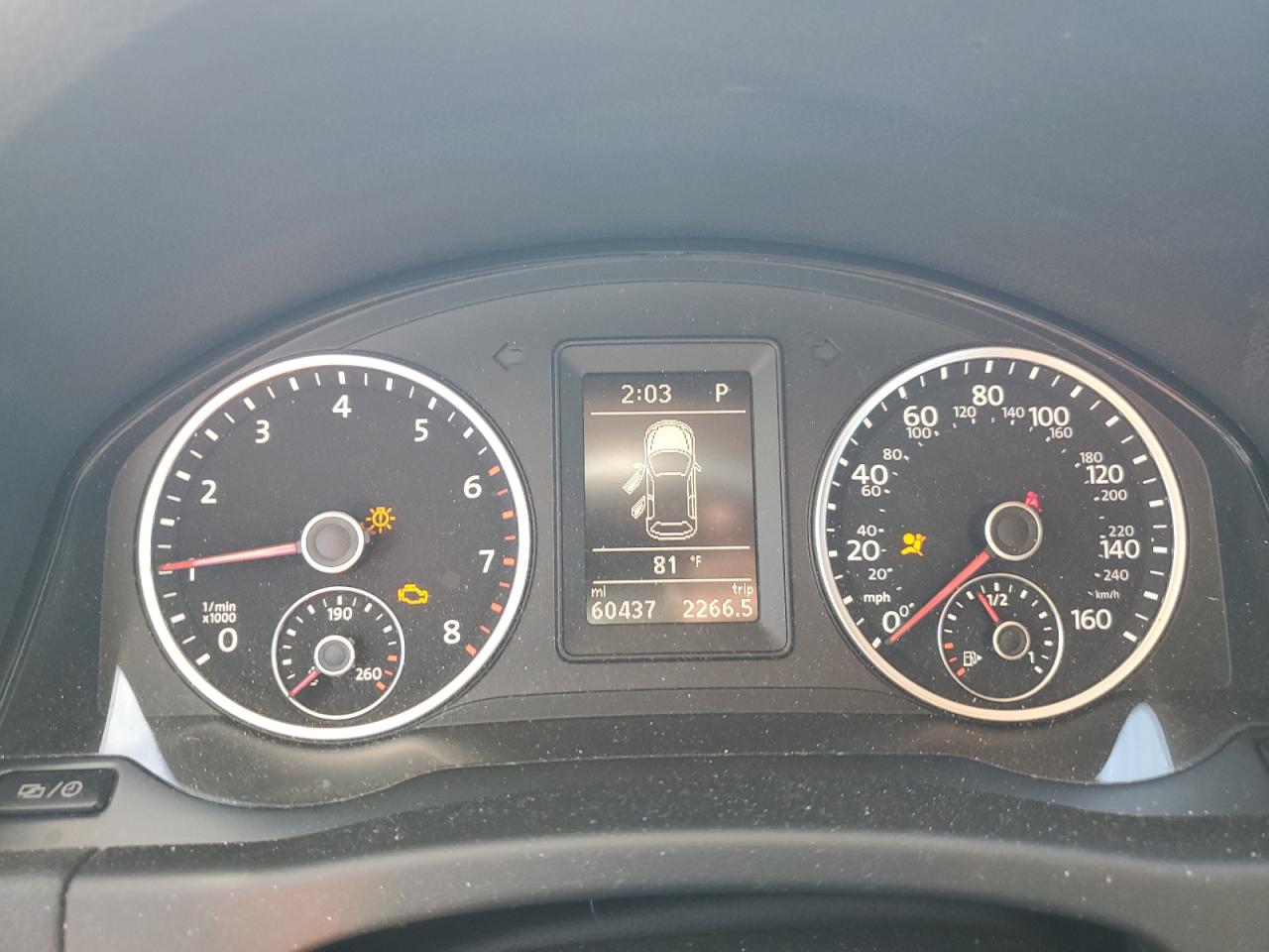 2016 Volkswagen Tiguan VIN WVGAV7AX3GW006162 Copart auction photo, front end damage thumbnail 9