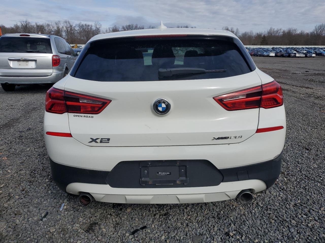2018 BMW X2 VIN WBXYJ5C39JEF79177 Copart auction photo, front end / side damage thumbnail 6