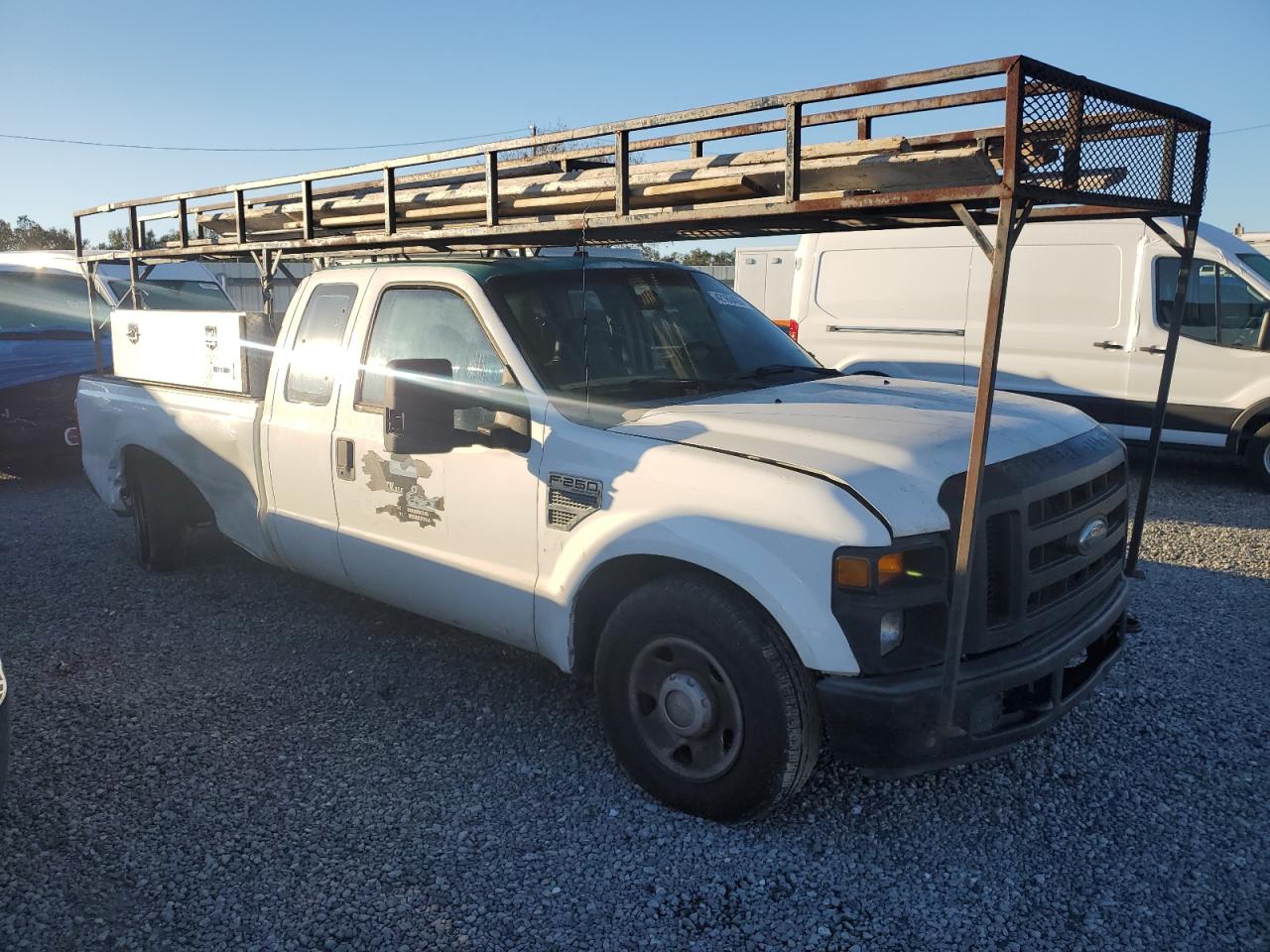 2009 Ford F250 VIN 1FTSX20519EA42320 Copart auction photo, all over damage thumbnail 4