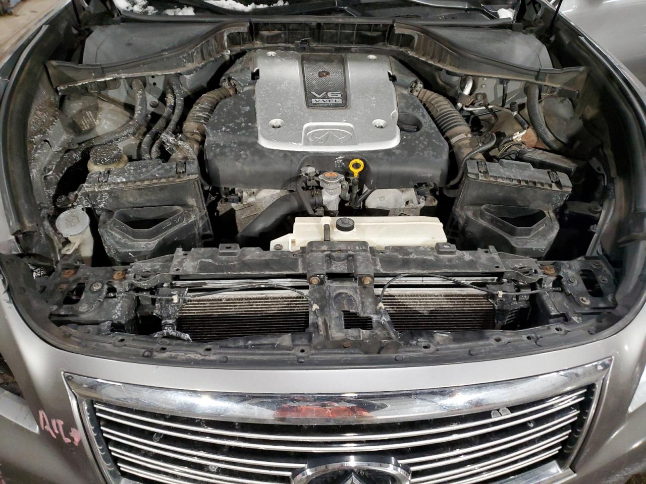 2011 Infiniti M VIN JN1BY1AR1BM376791 Copart auction photo, front end damage thumbnail 11