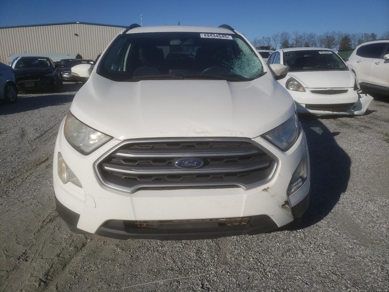 2018 Ford EcoSport VIN MAJ3P1TE1JC229735 Copart auction photo, front end / side damage thumbnail 5