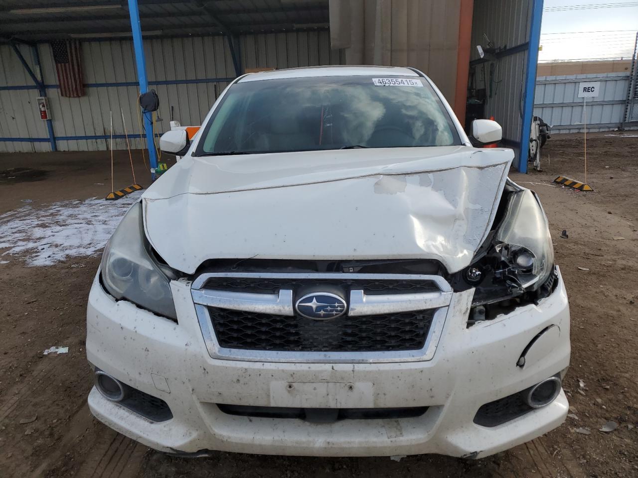 2014 Subaru Legacy VIN 4S3BMBM67E3010165 Copart auction photo, front end damage thumbnail 5