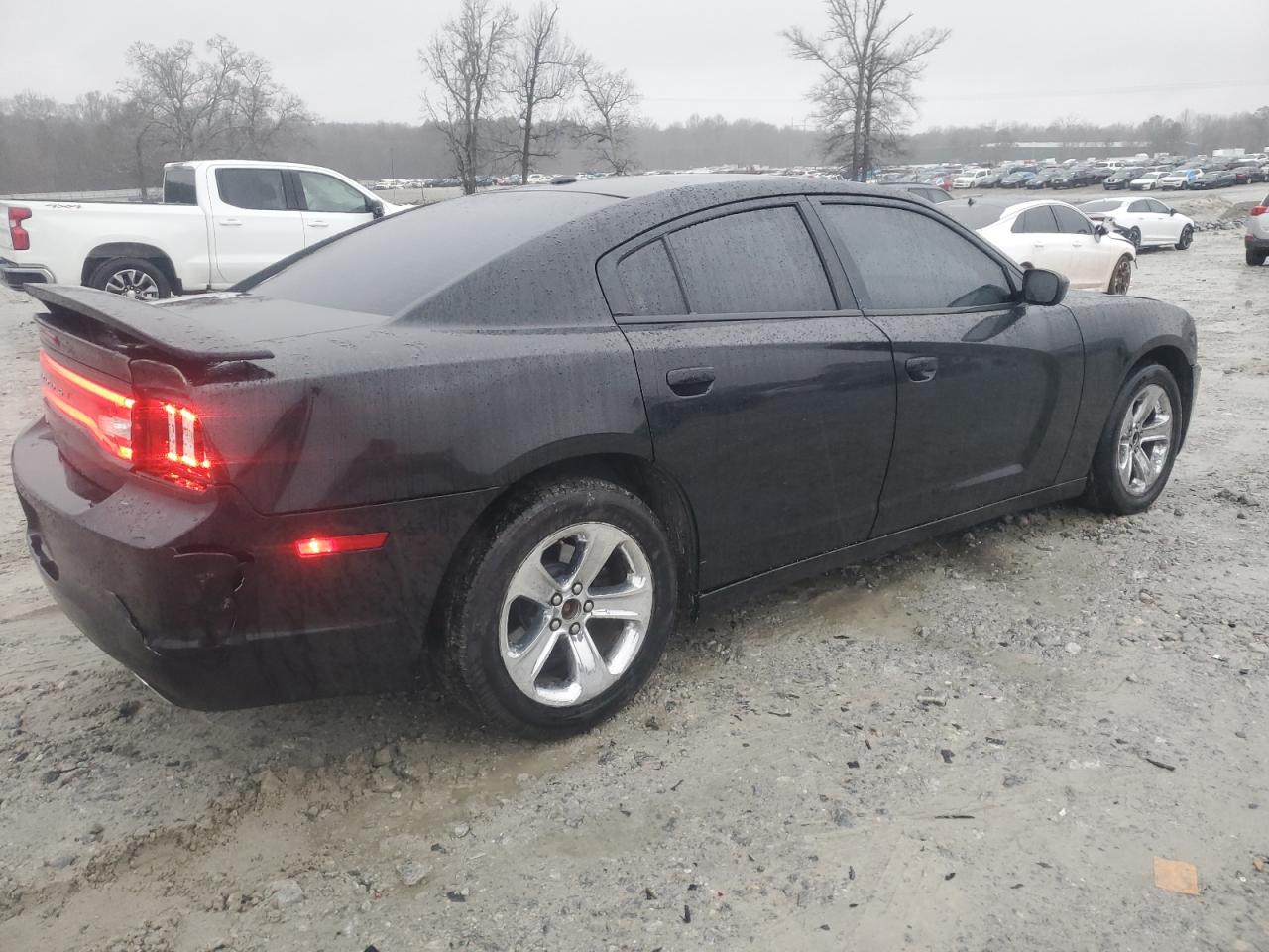2014 Dodge Charger VIN 2C3CDXBGXEH338372 Copart auction photo, undercarriage / rear end damage thumbnail 3