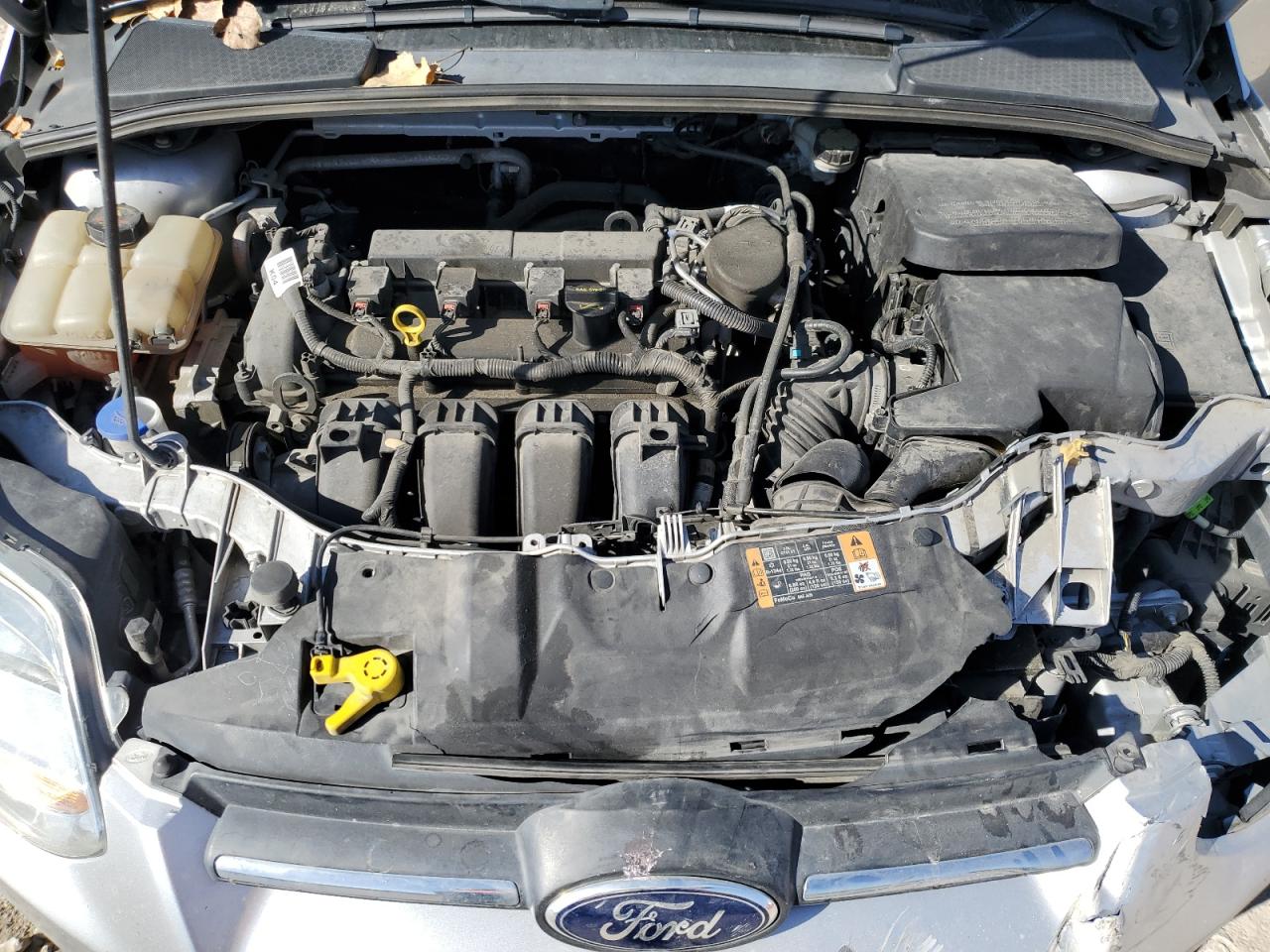 2014 Ford Focus VIN 1FADP3F24EL276264 Copart auction photo, front end damage thumbnail 11