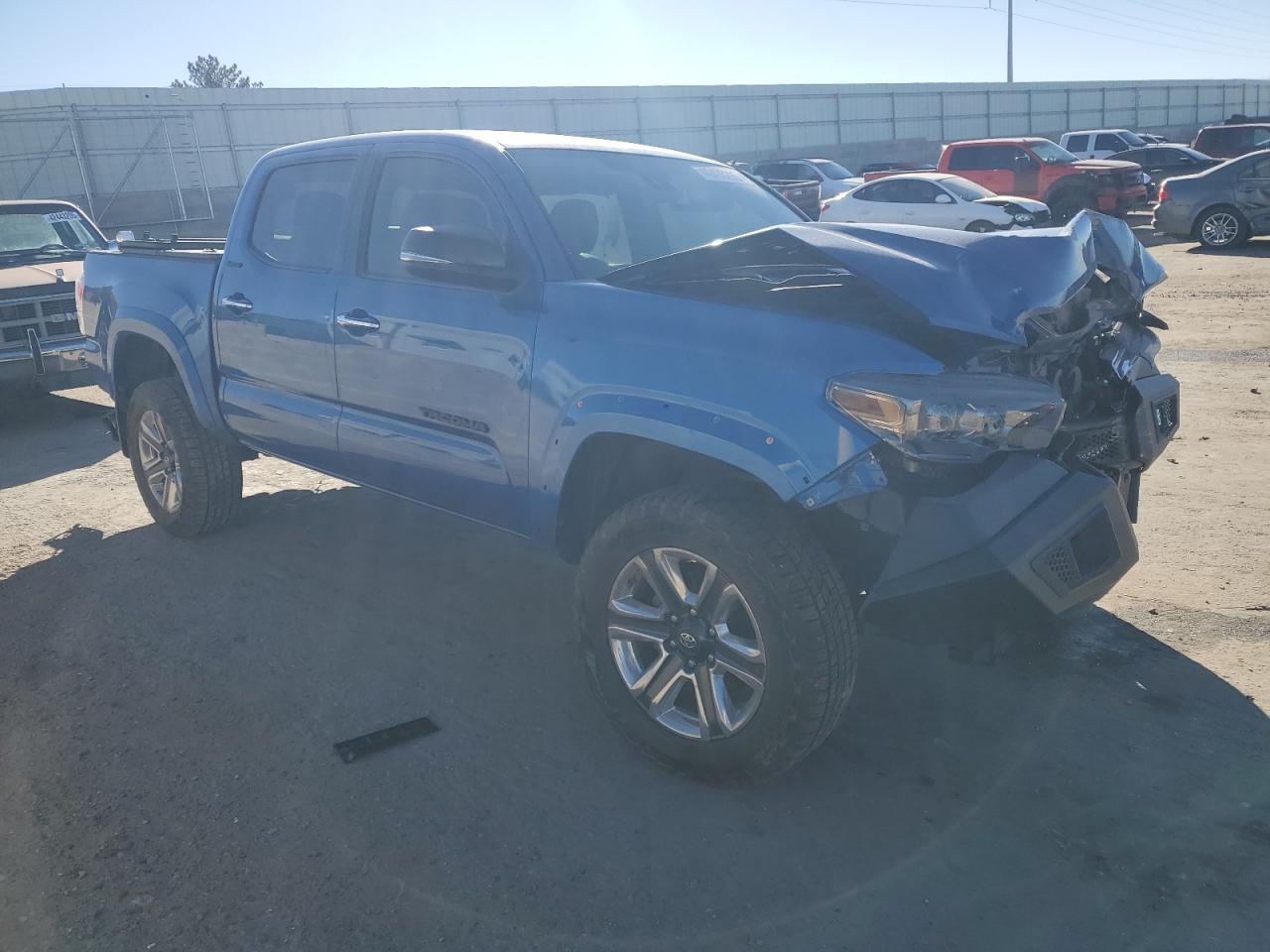 2018 Toyota Tacoma VIN 3TMGZ5AN3JM150419 Copart auction photo, front end / side damage thumbnail 4