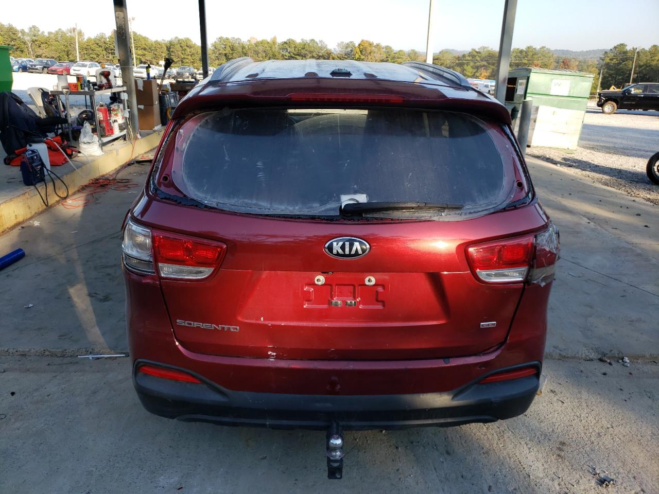 2018 KIA Sorento VIN 5XYPG4A35JG410752 Copart auction photo, normal wear damage thumbnail 6