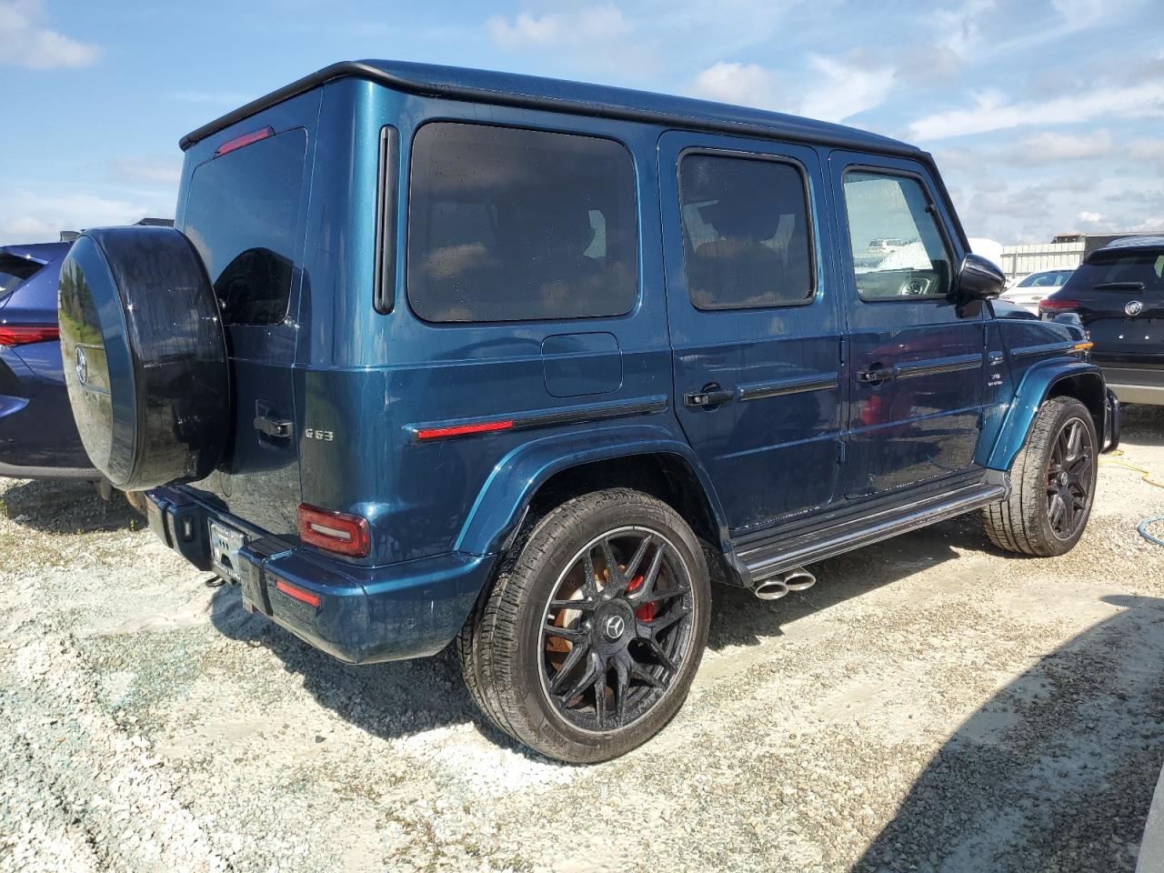 2024 Mercedes-Benz G-klasse VIN W1NYC7HJ3RX517192 Copart auction photo, water/flood damage thumbnail 3
