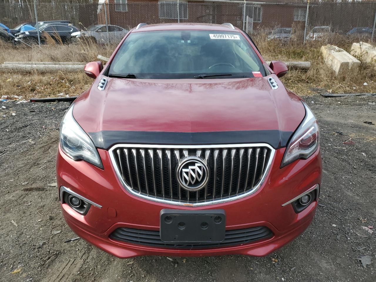 2017 Buick Envision VIN LRBFXDSA7HD166232 Copart auction photo, side damage thumbnail 5