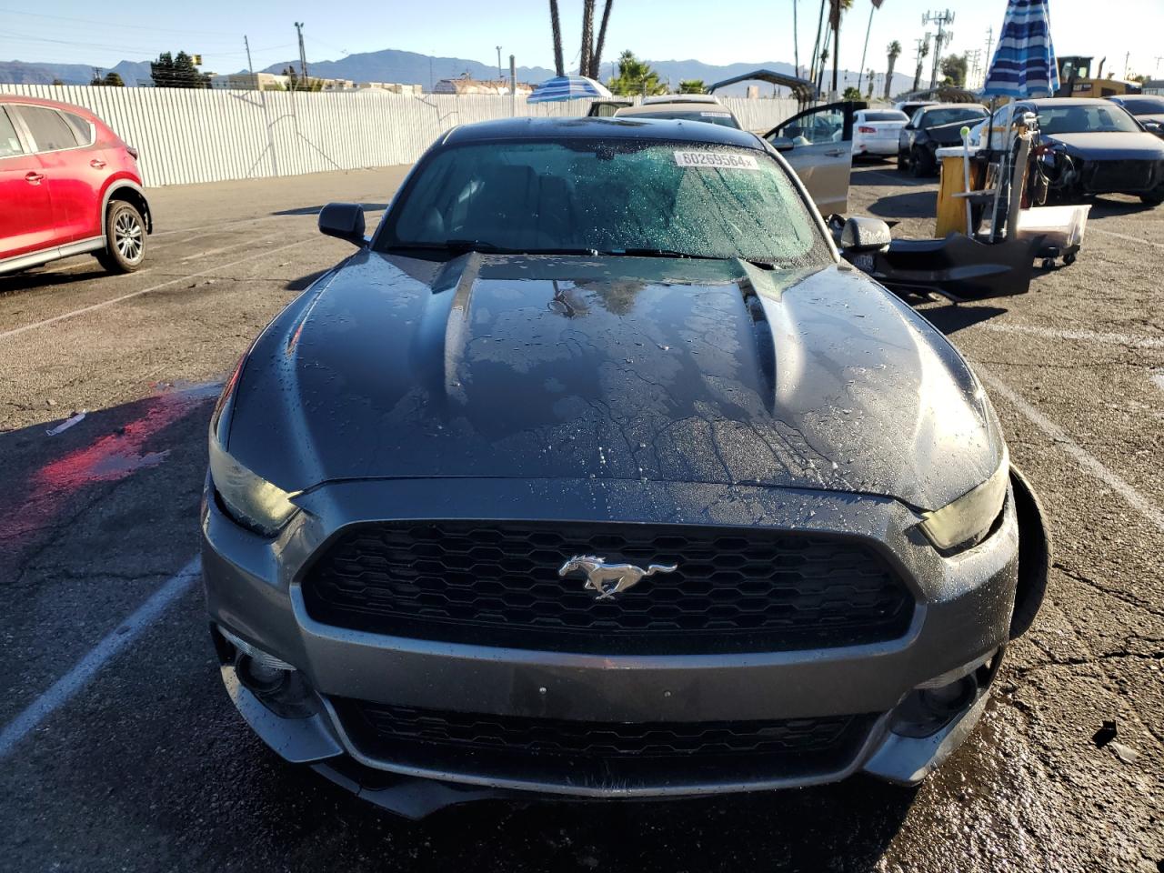 2015 Ford Mustang VIN 1FA6P8TH7F5417347 Copart auction photo, front end / undercarriage damage thumbnail 5