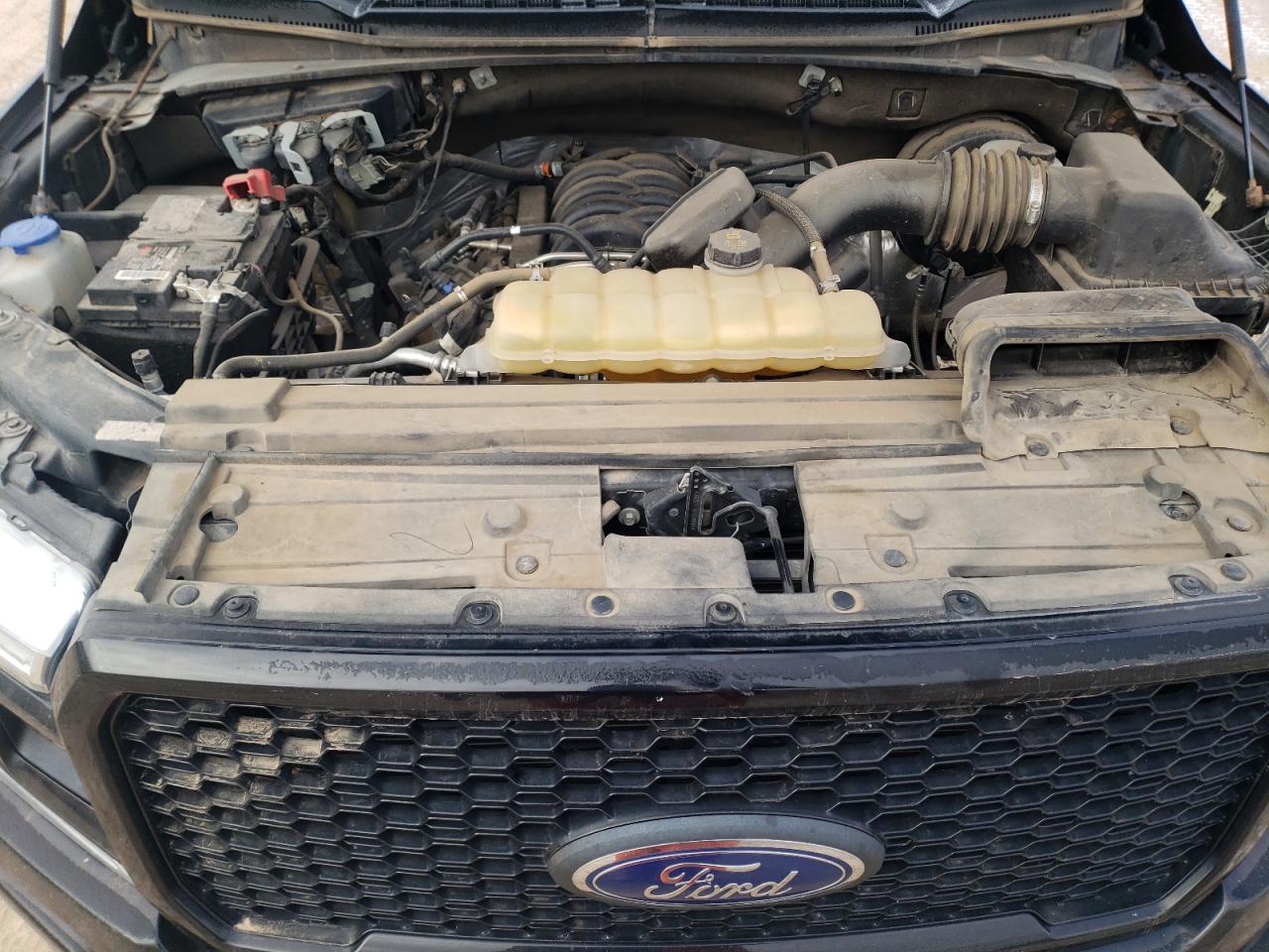 2020 Ford F-150 VIN 1FTEW1C5XLKD43621 Copart auction photo, side damage thumbnail 11