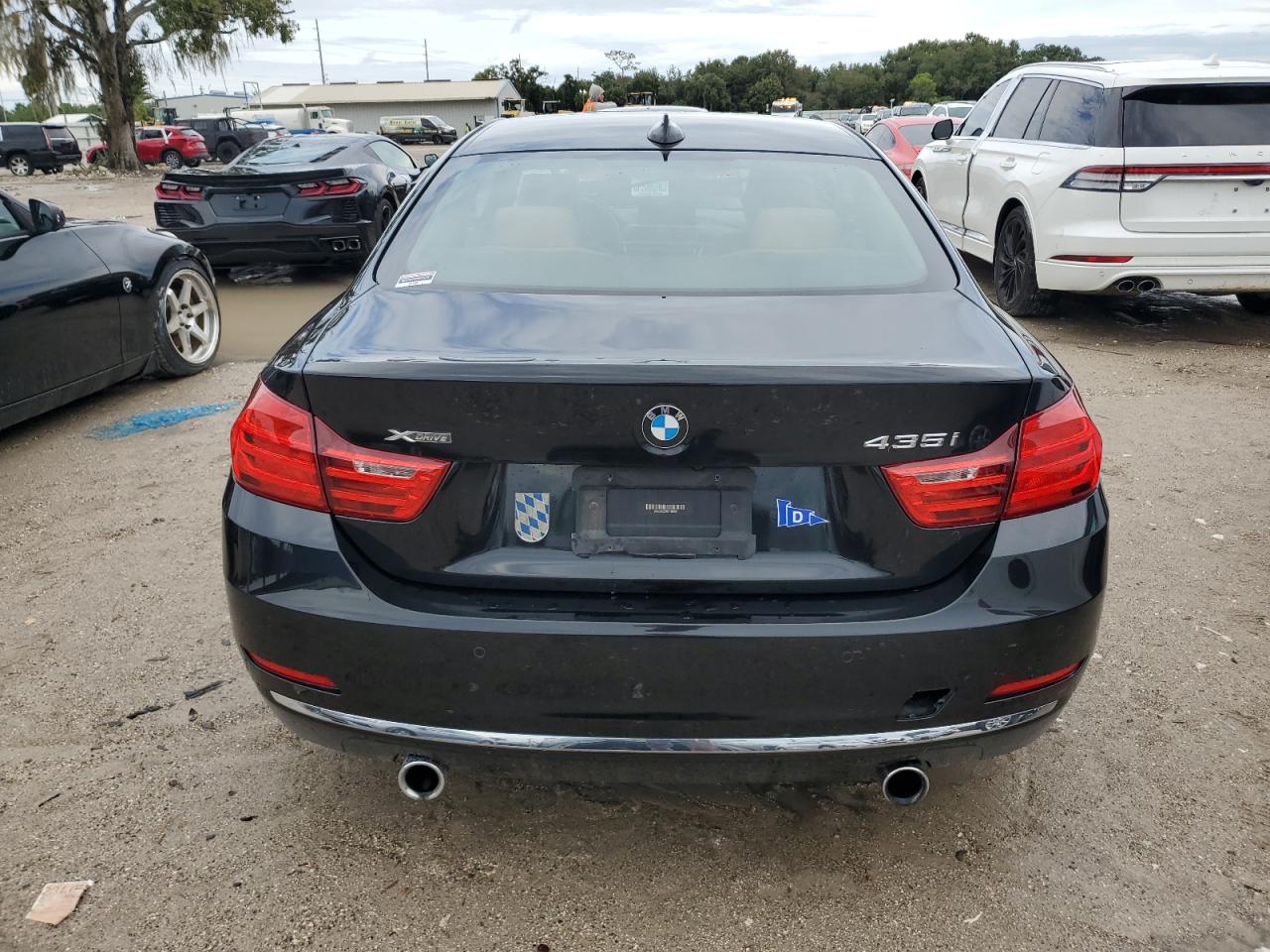 2014 BMW 4er VIN WBA3R5C56EK188829 Copart auction photo, water/flood damage thumbnail 6