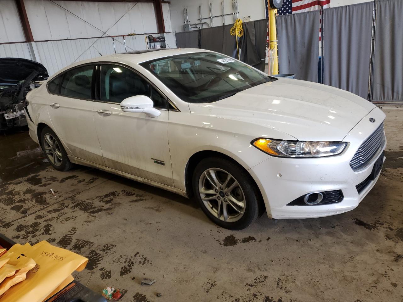 2016 Ford Fusion VIN 3FA6P0SU7GR273040 Copart auction photo, rear end / front end damage thumbnail 4