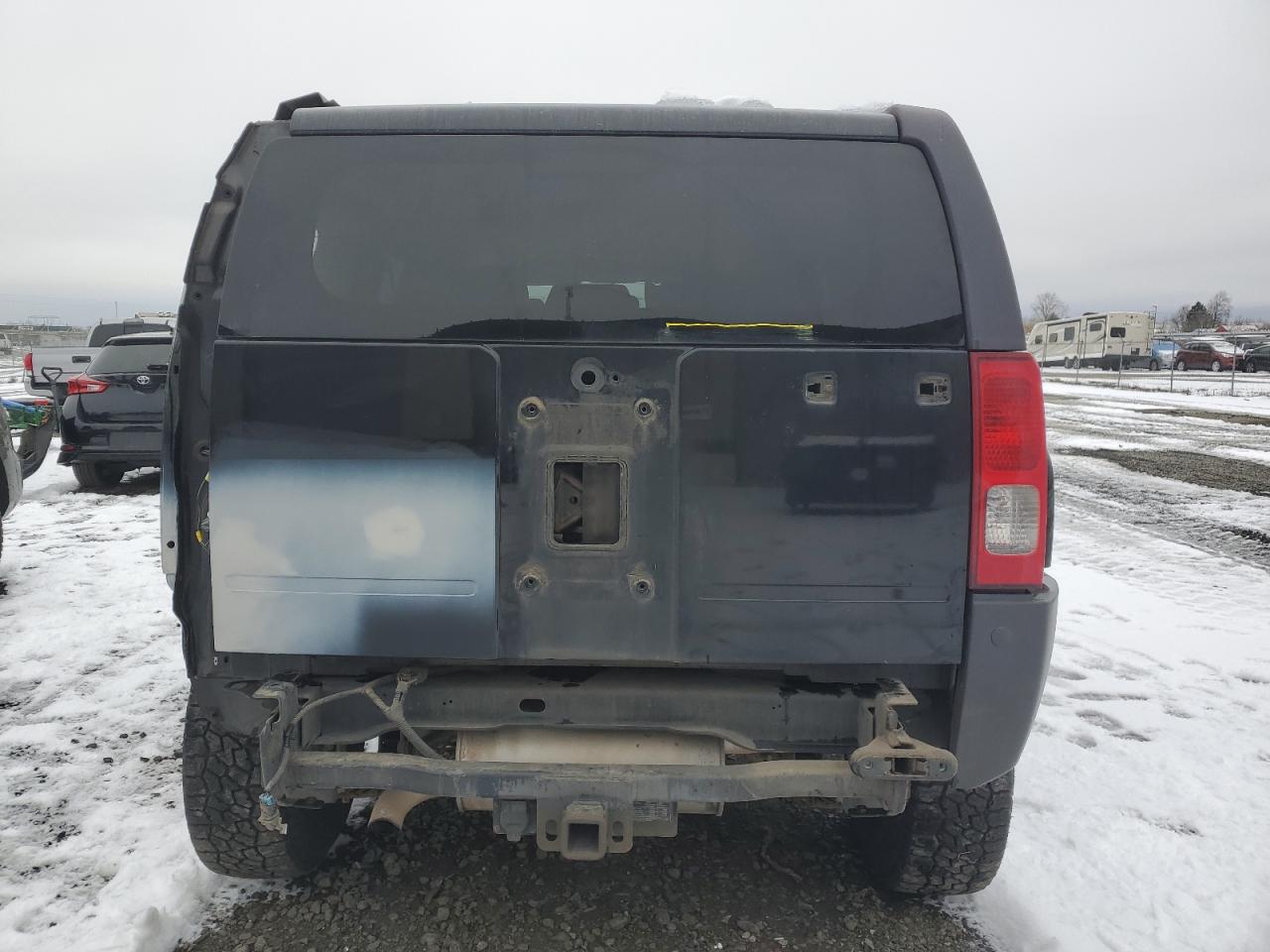 2007 Hummer H3 VIN 5GTDN13E678233112 Copart auction photo, rear end damage thumbnail 6