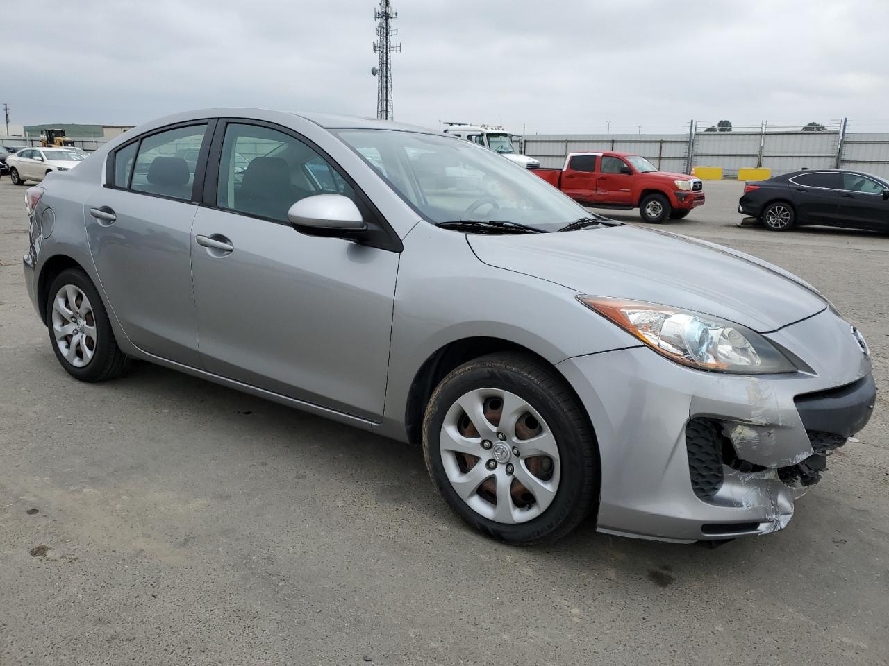 2013 Mazda 3 VIN JM1BL1U8XD1701456 Copart auction photo, front end damage thumbnail 4