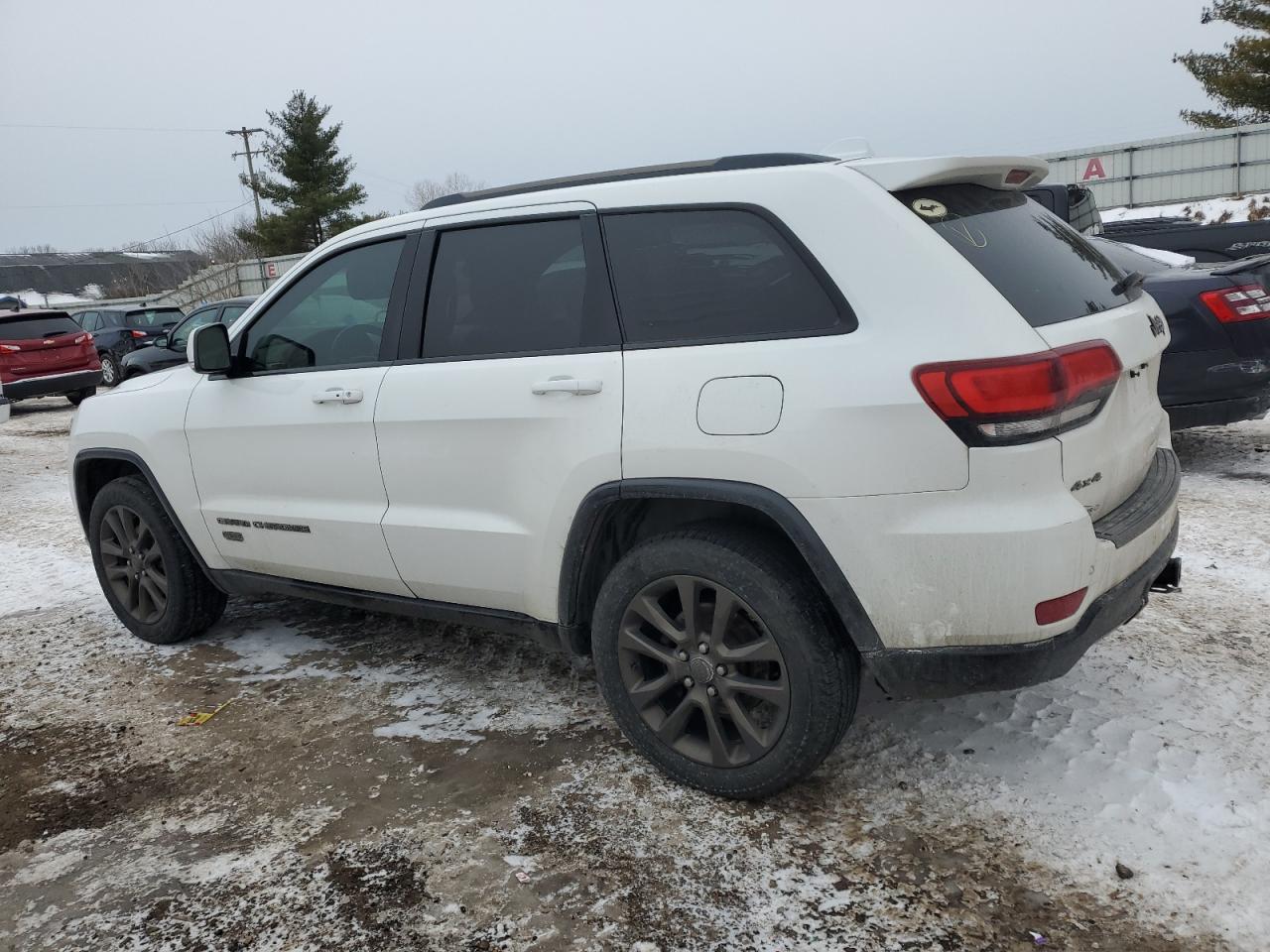 2016 Jeep Grand Cherokee VIN 1C4RJFBG3GC365489 Copart auction photo, front end / side damage thumbnail 2