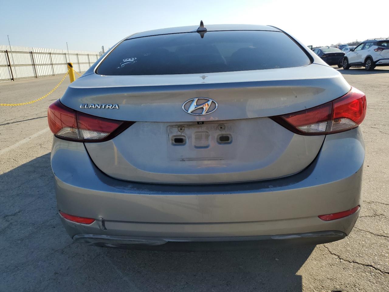 2014 Hyundai Elantra VIN KMHDH4AE8EU167200 Copart auction photo, front end / rear end damage thumbnail 6