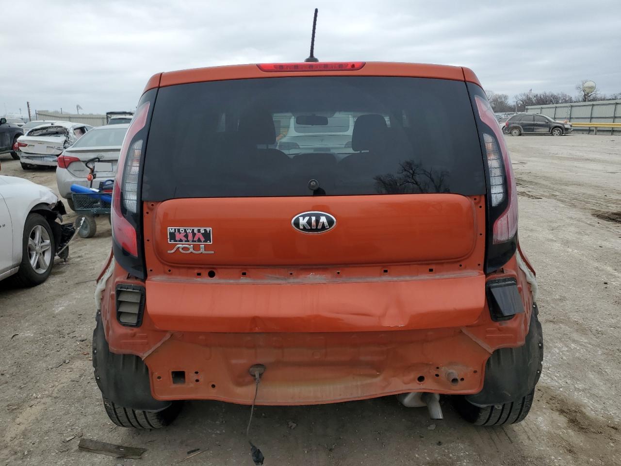 2019 KIA Soul VIN KNDJP3A57K7649509 Copart auction photo, rear end damage thumbnail 6