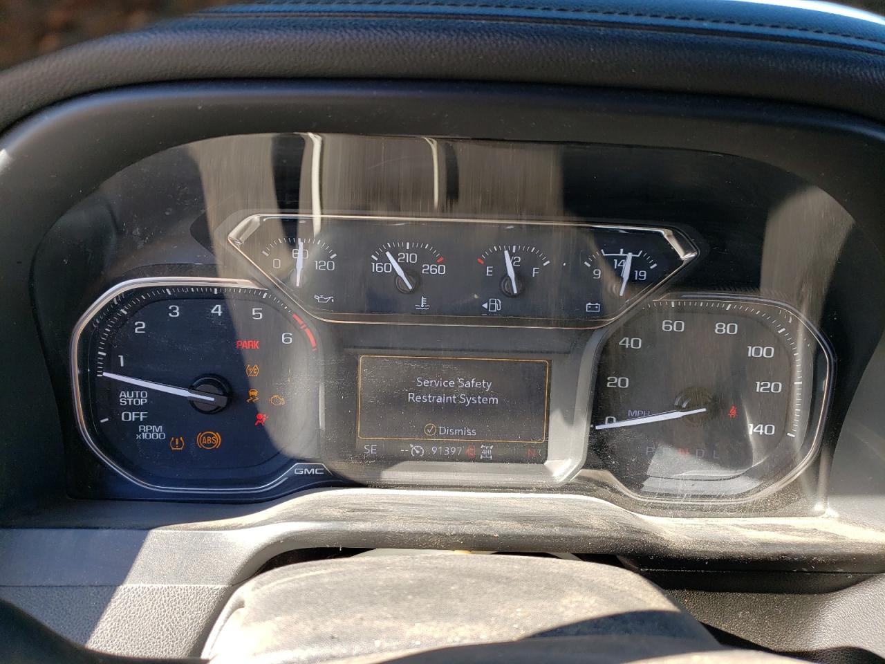 2021 GMC Sierra VIN 3GTU9DED7MG359633 Copart auction photo, front end / rear end damage thumbnail 9