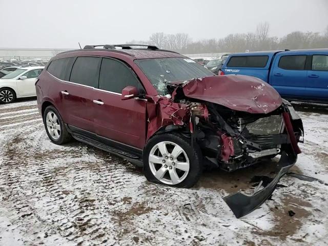 2017 Chevrolet Traverse VIN 1GNKRGKD9HJ204364 Copart auction photo, front end / side damage thumbnail 11