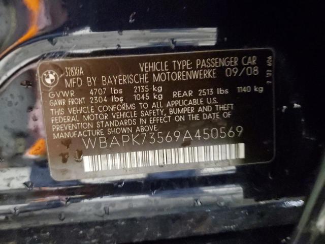 2009 BMW 3er VIN WBAPK73569A450569 Copart auction photo, side damage thumbnail 12