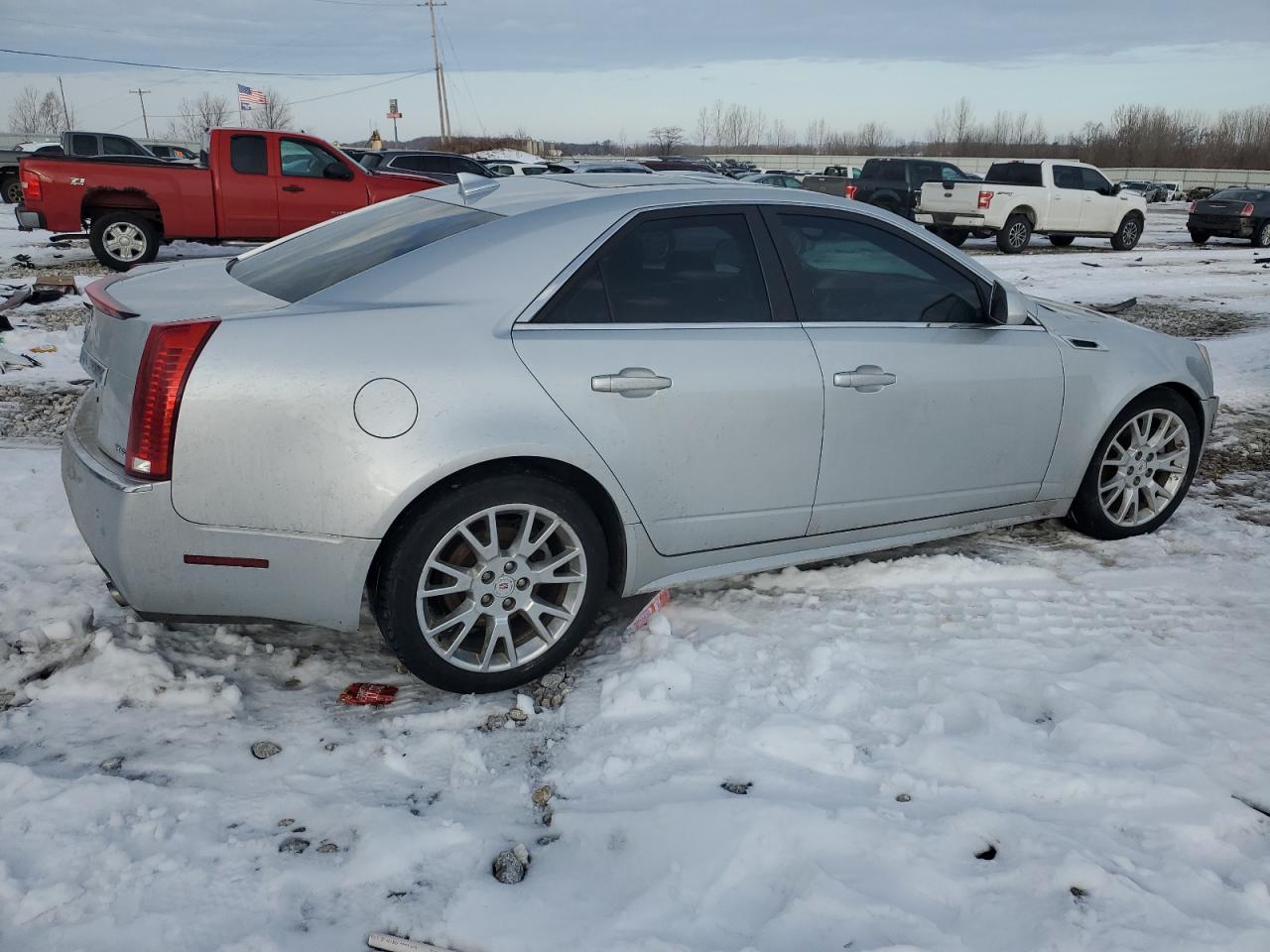 2011 Cadillac CTS VIN 1G6DS5ED7B0162895 Copart auction photo, front end damage thumbnail 3
