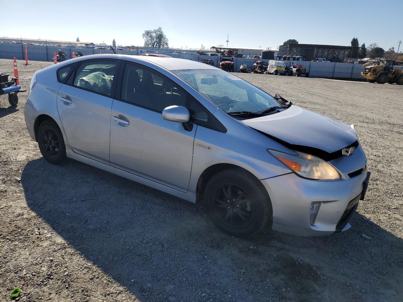 2012 Toyota Prius VIN JTDKN3DU9C1529356 Copart auction photo, front end / side damage thumbnail 4