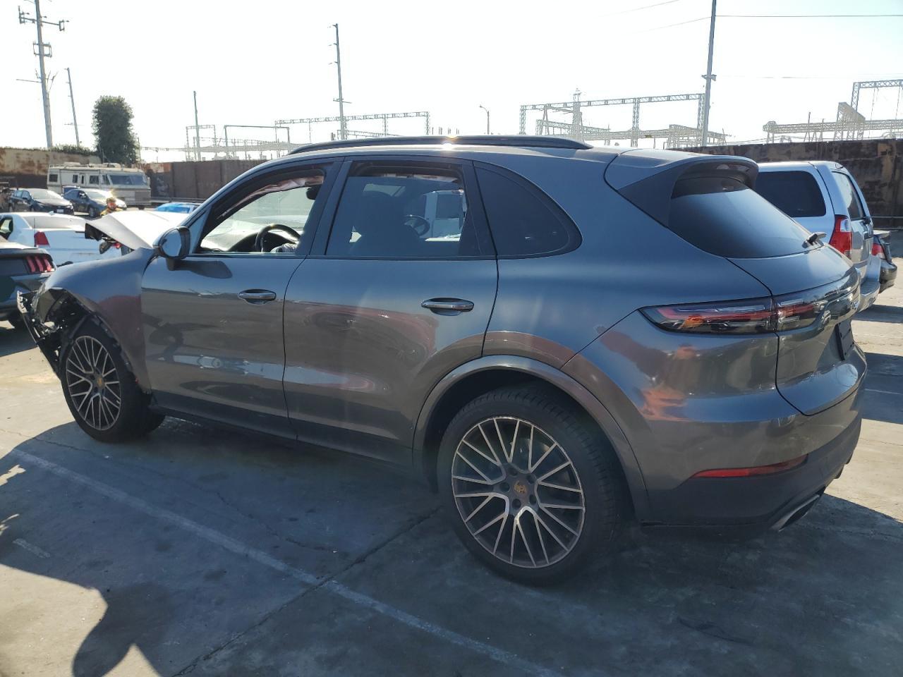 2020 Porsche Cayenne VIN WP1AA2AY3LDA03715 Copart auction photo, front end damage thumbnail 2