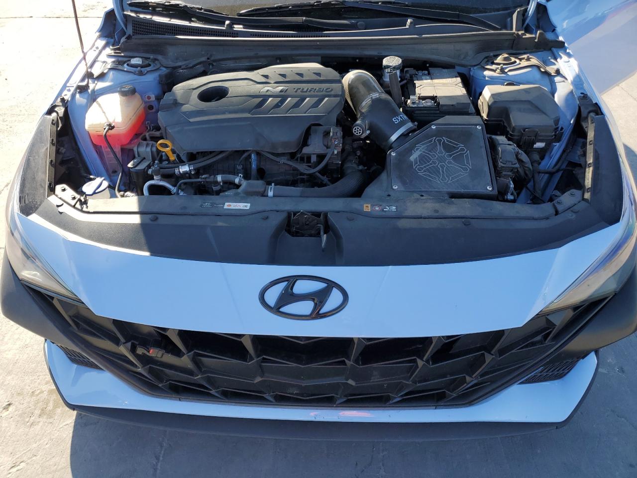 2022 Hyundai Elantra VIN KMHLW4AK9NU004336 Copart auction photo, rear end damage thumbnail 11