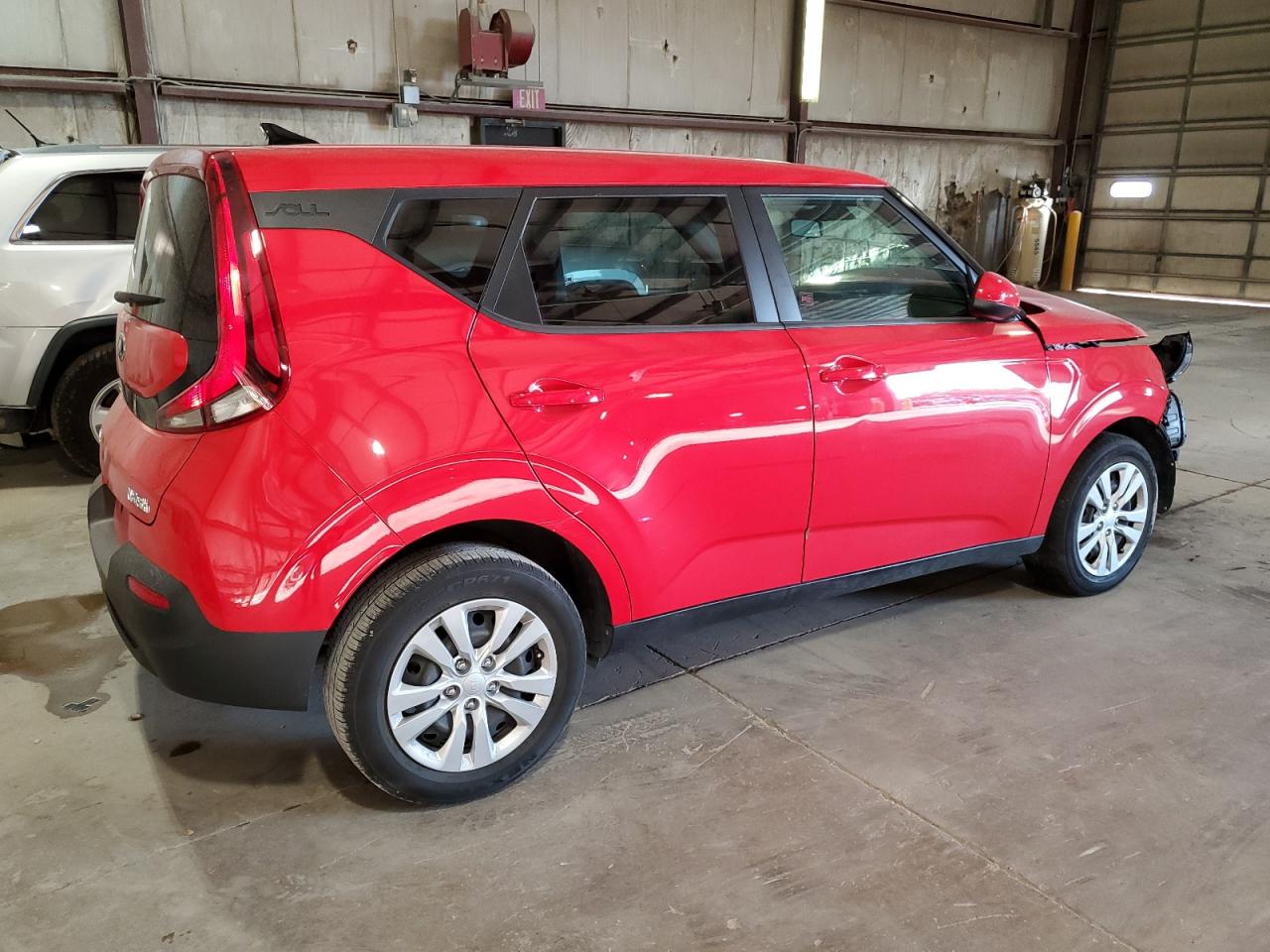 2020 KIA Soul VIN KNDJ23AU6L7731576 Copart auction photo, front end / minor dent/scratches damage thumbnail 3