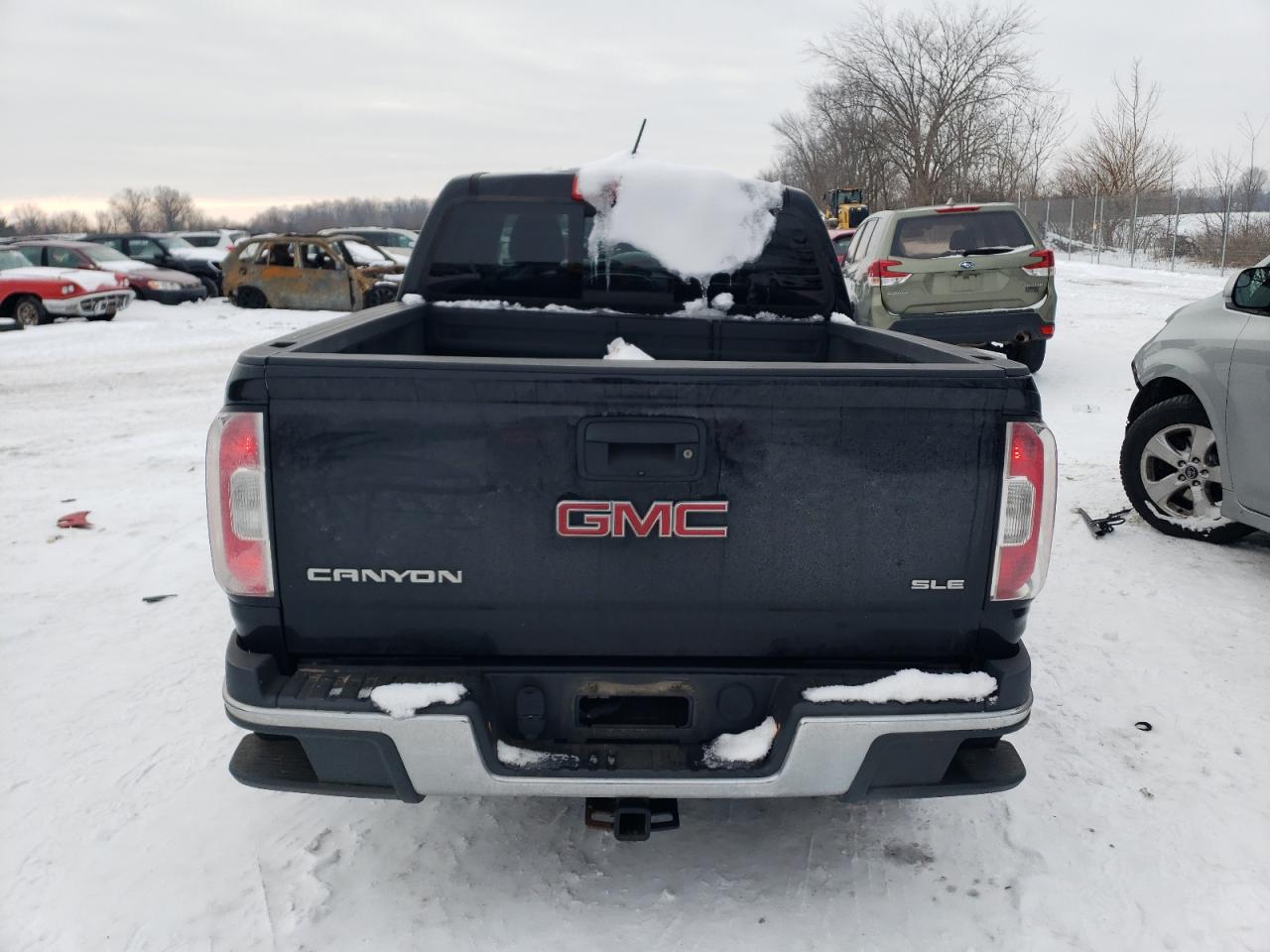2016 GMC Canyon VIN 1GTG5CE34G1104872 Copart auction photo, undercarriage / side damage thumbnail 6