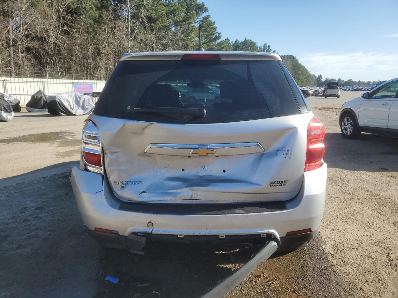 2017 Chevrolet Equinox VIN 2GNALBEK1H1524489 Copart auction photo, rear end / minor dent/scratches damage thumbnail 6