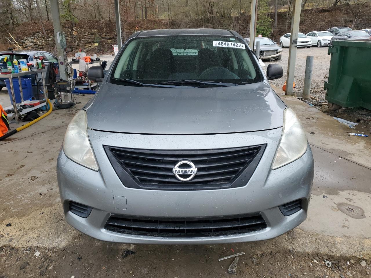 2014 Nissan Versa VIN 3N1CN7AP5EL842137 Copart auction photo, side damage thumbnail 5
