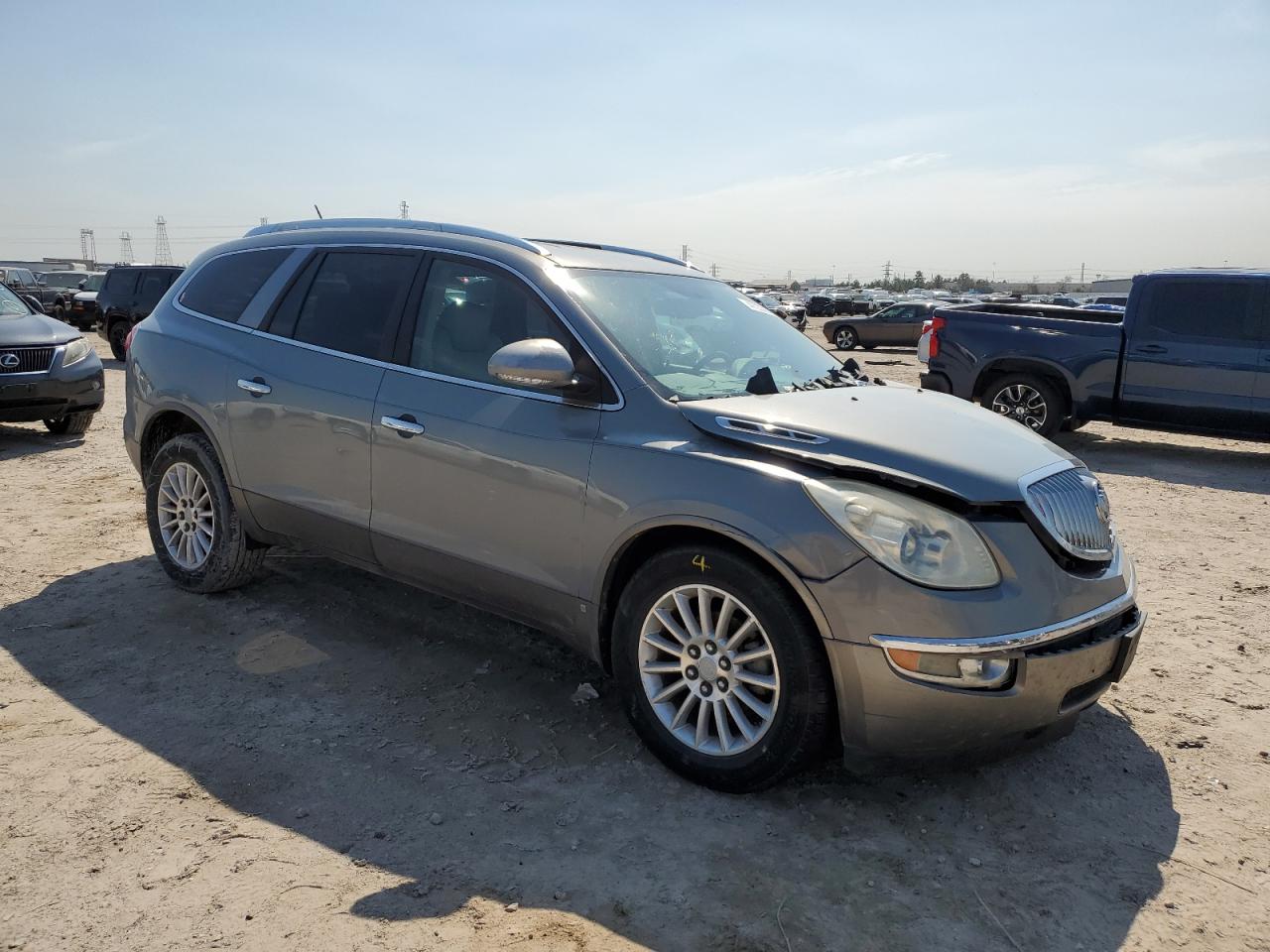 2008 Buick Enclave VIN 5GAER23768J136477 Copart auction photo, front end / side damage thumbnail 4