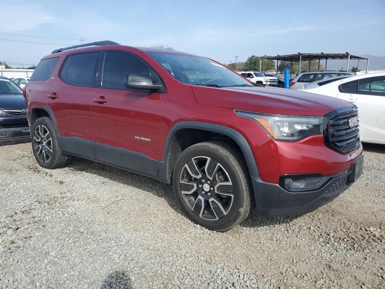 2019 GMC Acadia VIN 1GKKNMLA7KZ218025 Copart auction photo, rear end / side damage thumbnail 4